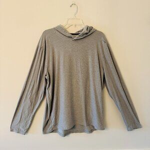 Al1ve Qwik Dry Performance Long Sleeve Running Hoodie Mens L Gray. Missing care